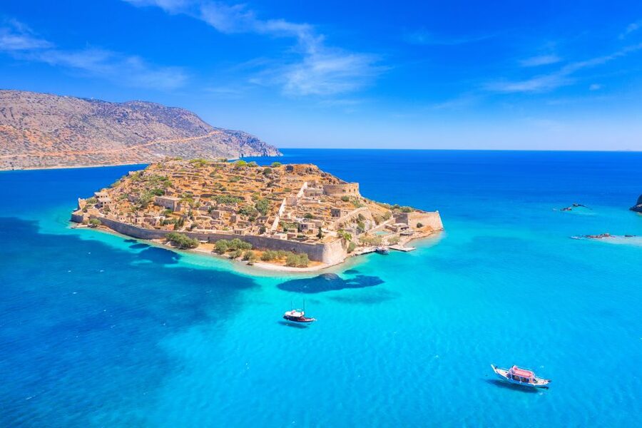 From Ag. Nikolaos: Spinalonga & Kolokytha Cruise with Lunch - From Agios Nikolaos harbor into Mirabello Bay