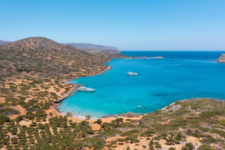 From Ag. Nikolaos: Spinalonga & Kolokytha Cruise with Lunch - What lunch is really like on the boat