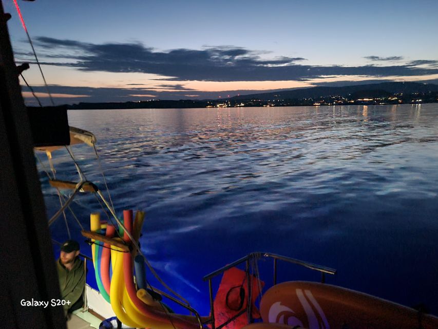 From Argostoli: Vardiani Island Sunset Cruise & Greek Meze - Leaving Argostoli Harbor around sunset