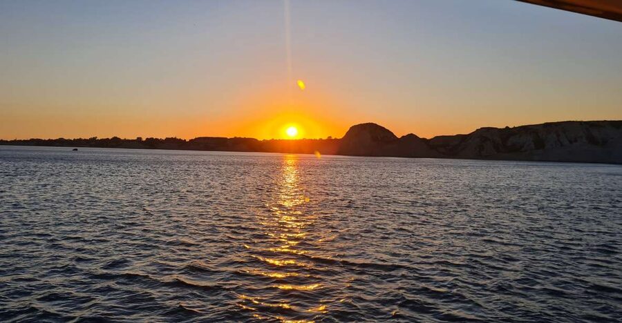 From Argostoli: Vardiani Island Sunset Cruise & Greek Meze - The Kefalonian sunset from the Ionian Sea