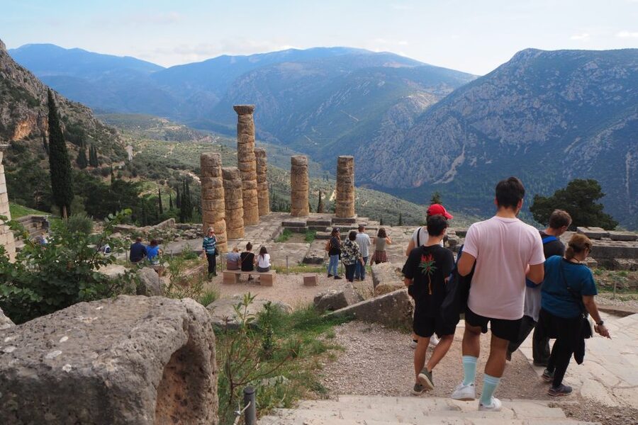 From Athens: Day Tour to Delphi - Arriving at the Sanctuary of Apollo