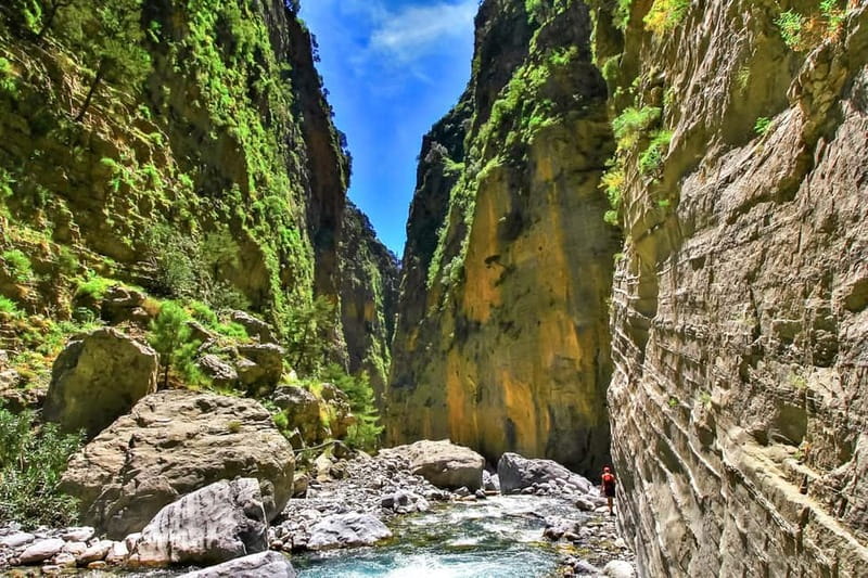 From Chania: Full-Day Samaria Gorge Trek Excursion & Guide - Starting the 4,000-foot descent