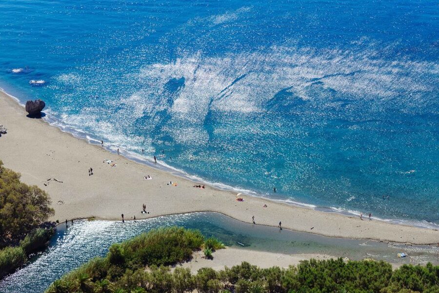 From Chania: Preveli Palm Beach Day Tour - A short look at Kourtaliotis Gorge