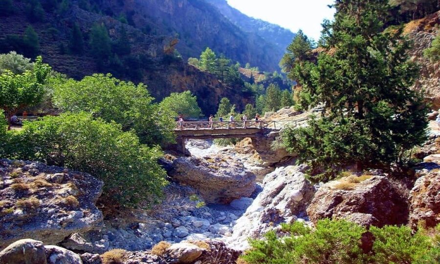 From Chania/Rethymno: Samaria Gorge Easy Way - Omalos gives you a first look at the mountains