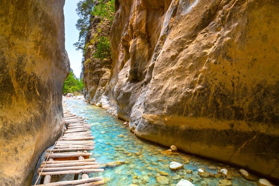 From Chania/Rethymno: Samariá Gorge Guided Hike with Pickup - Key points at a glance