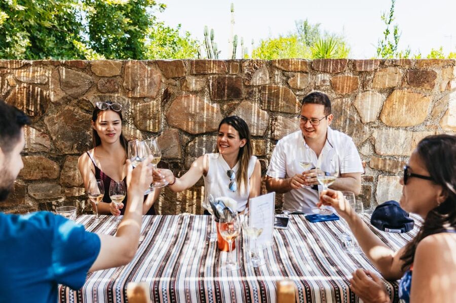 From Chania: Wine and Olive Oil Tasting Tour with Snacks - The ancient olive tree in a traditional village