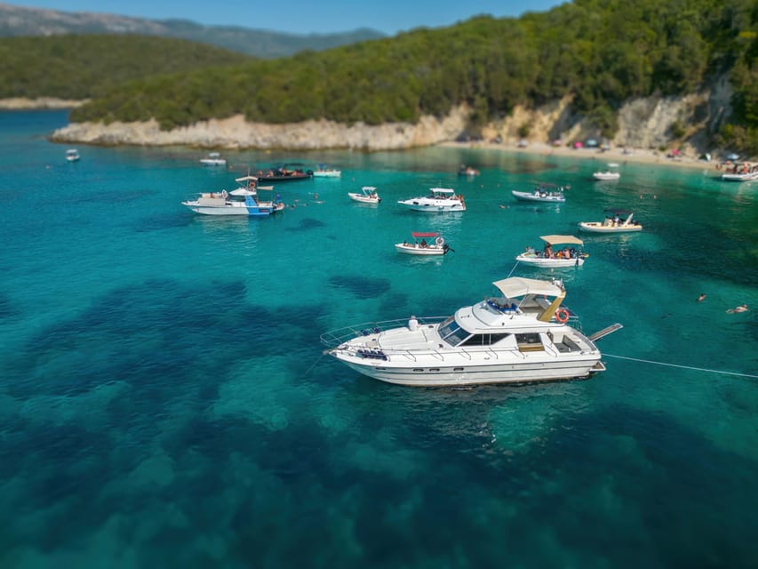 From Corfu: Luxury Yacht Cruise to Paxos and Antipaxos - Lakka Beach Sightseeing From the Water