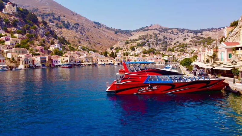 From Faliraki: High Speed Boat to Symi and St. George’s Bay - The fast crossing to Symi