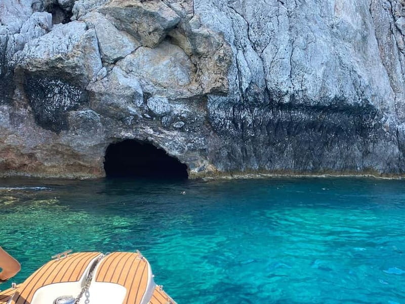 From Faliraki : Speedboat tour kalithea caves&antony kouin - Snorkeling in Antony Queen Bay