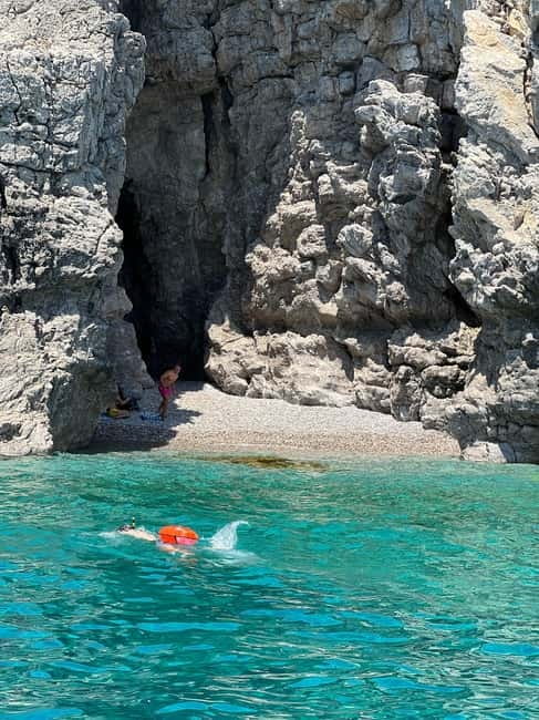From Faliraki : Speedboat tour kalithea caves&antony kouin - Weather Can Change the Day