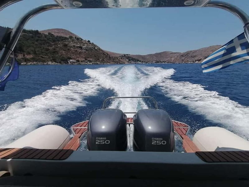 From Faliraki : Speedboat tour kalithea caves&antony kouin - Close to the Kallithea Sea Caves