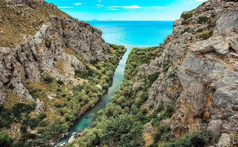 From Herakleion: Day Trip to Preveli Beach and Kourtaliotiko - Kourtaliotiko Gorge and the springs of the Grand River