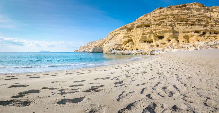 From Heraklion: Day Trip to Matala Hippie Beach and Caves - The morning pickup from Heraklion and nearby resorts
