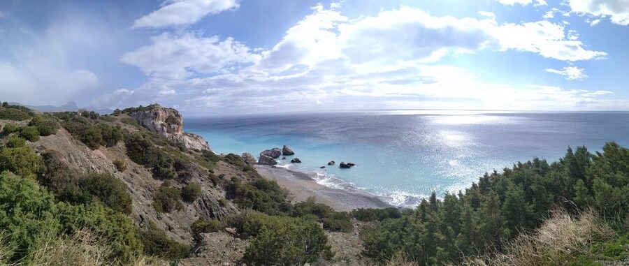 From Heraklion: Matala Beach - Caves & winery Full Day tour - Crossing the Messara Plain by road