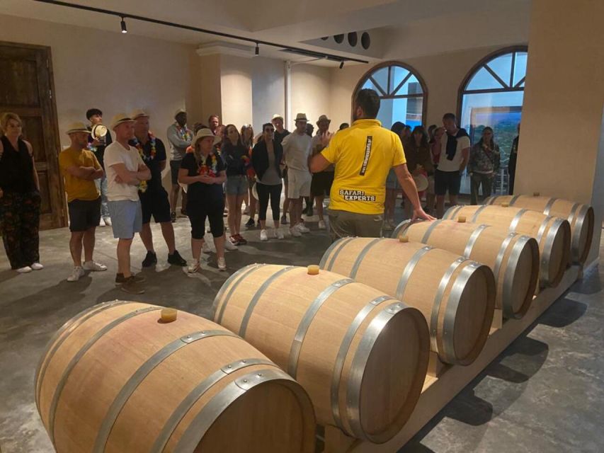 From Heraklion: Matala Beach - Caves & winery Full Day tour - Swimming at Matala Beach