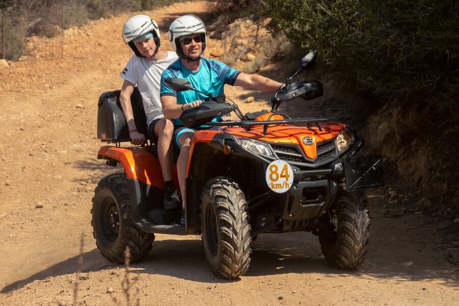 From Heraklion: Quad Safari Wild Crete Day Tour - A Viewpoint, Saint Fotini Cave, and the Stone Stairway