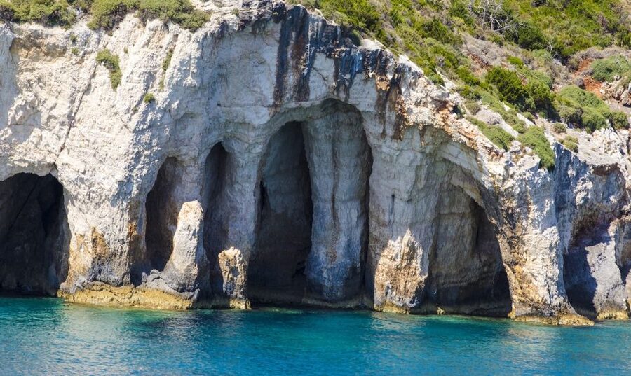 From Kefalonia: Blue Cave Boat Cruise & Shipwreck Photo Stop - Navagio Beach, famous but viewed from the boat