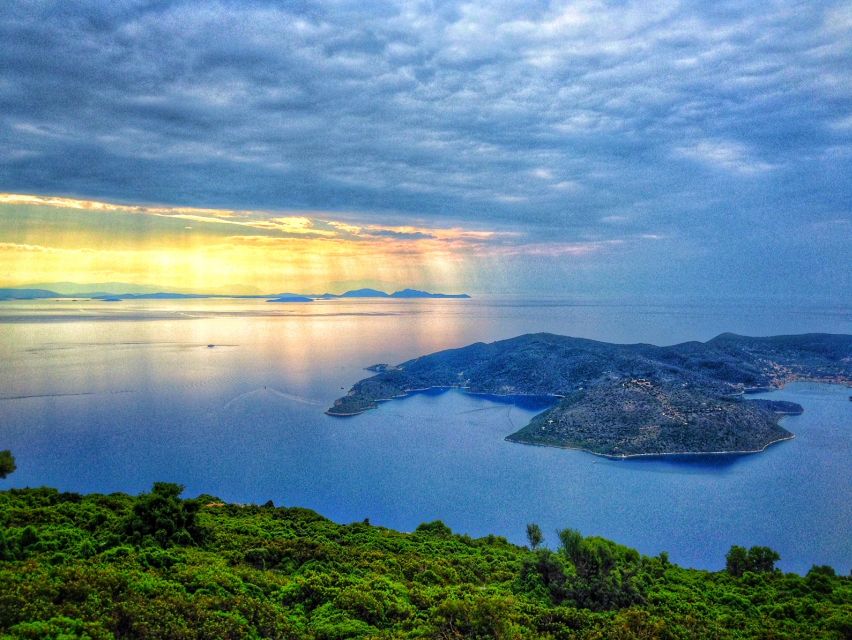 From Kefalonia: Ithaca Island Full-Day Bus Tour - Aetos Port and the first mountain views