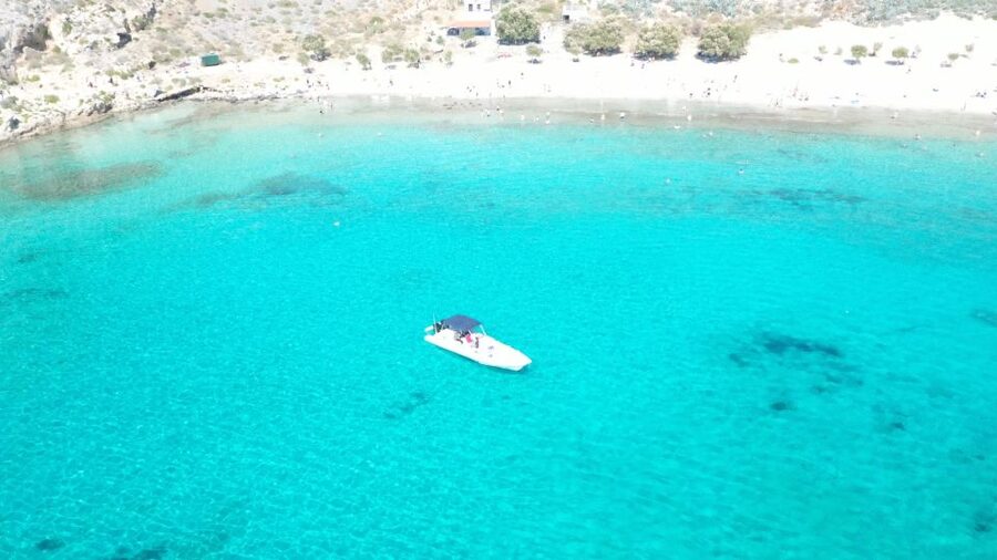 From Kissamos Port: Balos and Gramvousa Private RIB Cruise - A skipper who can match your pace