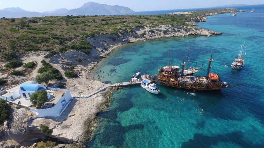 From Kos: 3-Island Pirate Cruise with Lunch and Waterslide - Kalymnos: The Most Substantial Island Visit
