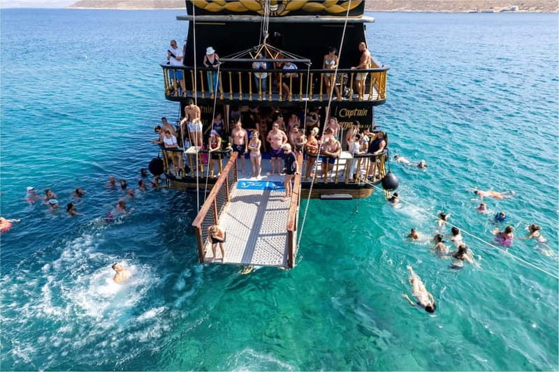 From Kos:A full day cruise in the newest luxury vessel! - Food, drinks, music, and the party-boat question