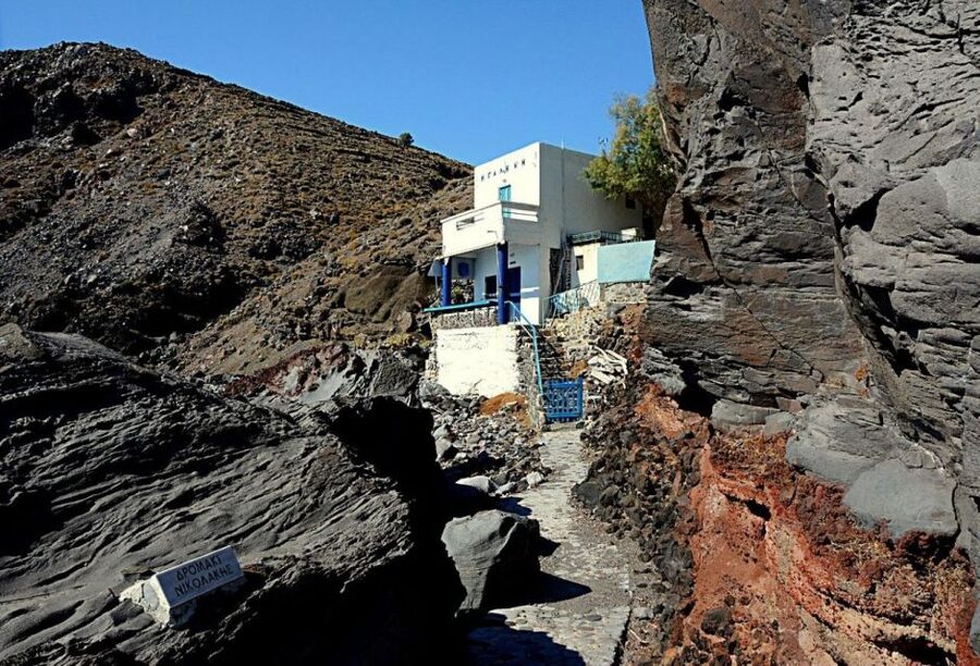 From Kos: Nissyros Volcano total package - Mandraki, black lava, and a monastery option
