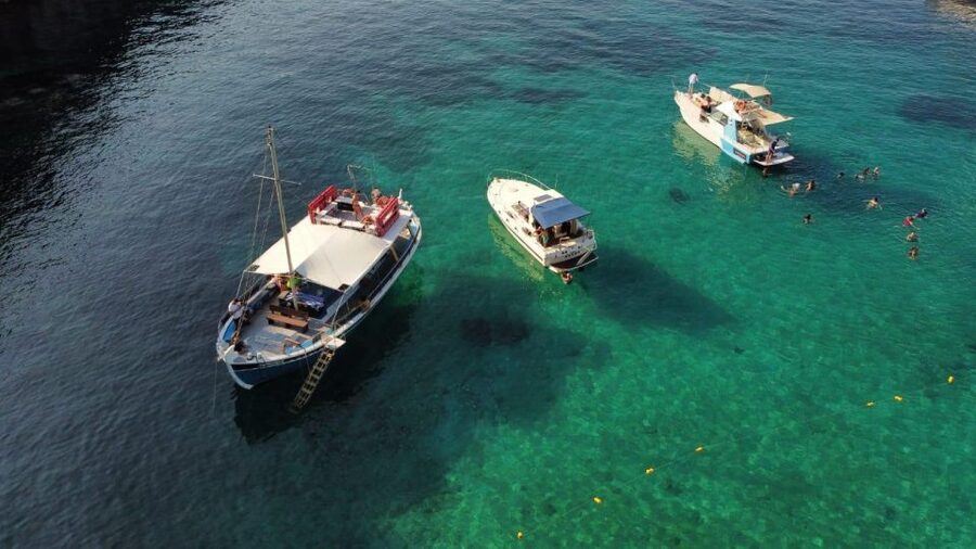 From Lefkimmi: Boat Trip to Sivota & Blue Lagoon - Blue Lagoon at Pischina: Time to Swim