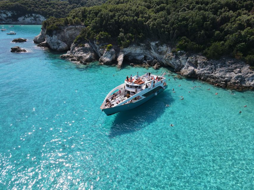 From Lefkimmi: Paxos, Antipaxos & Blue Caves Speedboat Tour - Inside the Blue Caves of Paxos
