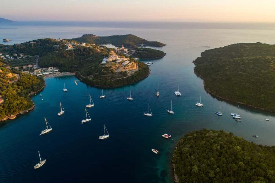 From Lefkimmi: Syvota, Blue Lagoon and Cave Sunset Cruise - Key points to know before booking