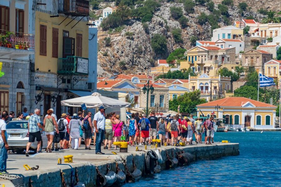 From Lindos: Rhodes Old Town and Speedboat Trip to Symi - Three hours in Rhodes Old Town, with a strict clock