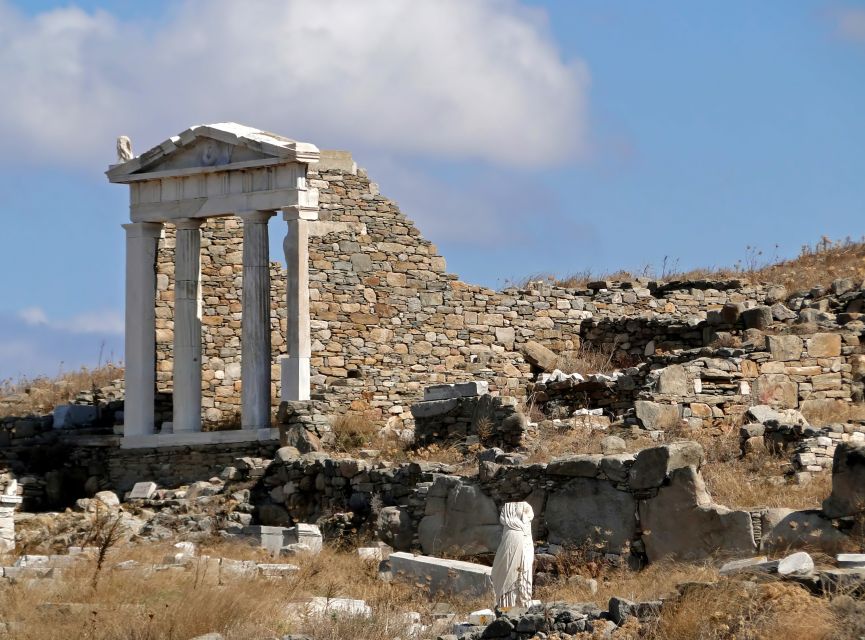 From Mykonos: Ancient Delos Tour - The Terrace of the Lions