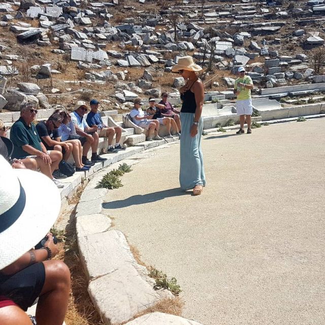 From Mykonos: Ancient Delos Tour - Museum time, artifacts, and the café stop