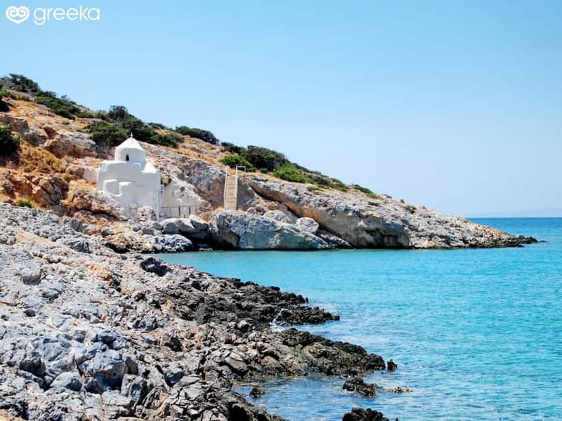 From Naxos: Koufonisia Boat Cruise and Rina's Cave w/ Lunch - Sailing along Naxos to Rina’s Cave