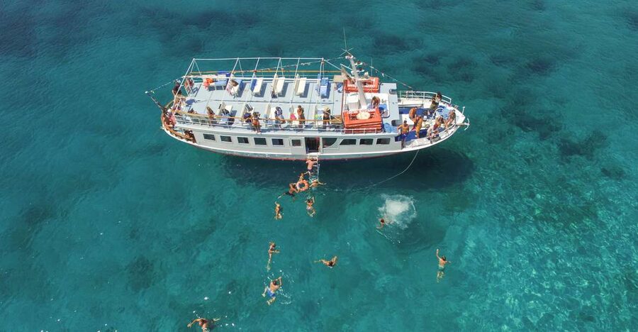 From Naxos: Schinoussa and Iraklia Sailing Cruise with BBQ - Karvounolakos, a Tiny Cove on Iraklia