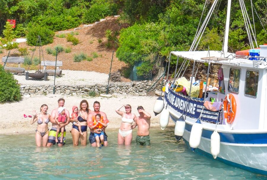 From Nidri: Marine Wildlife Cruise with Lunch and Swim Stops - From Nidri marina to the first swim
