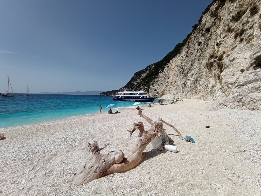 From Nydri: Boat to Kefalonia and Ithaki with Swim Stops - How much time do you get at each place?