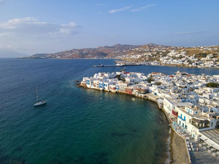 From Paros: Delos & Mykonos Full-Day Trip by Catamaran - Boarding the catamaran from Paros