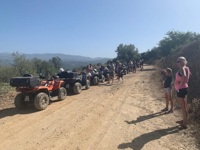 From Platanias: Quad safari with Hotel transfer - What to bring and what to wear