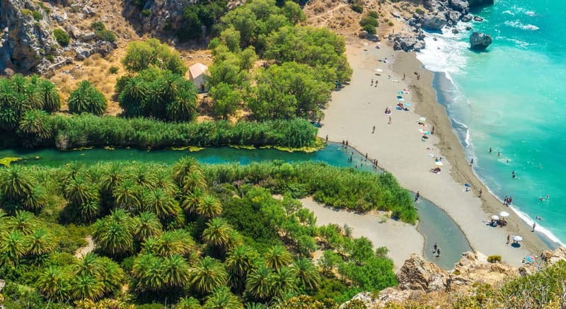 From Rethymno/Chania: Day Trip to Preveli Palm Beach - Pickup from Chania or Rethymno
