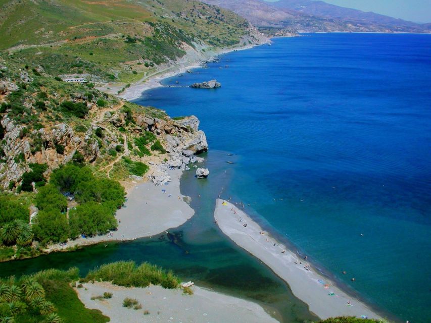 From Rethymno: Lake Kournas and Villages Full-Day Tour - Plakias Bay and a swim in the Libyan Sea