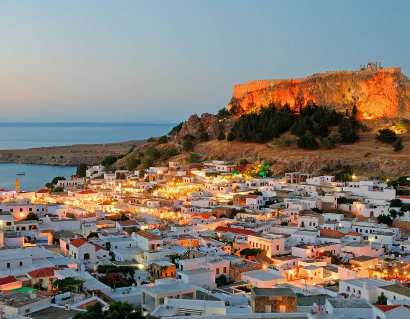 From Rhodes City: Evening Bus Trip To Lindos - Dinner in Lindos, with time for ice cream