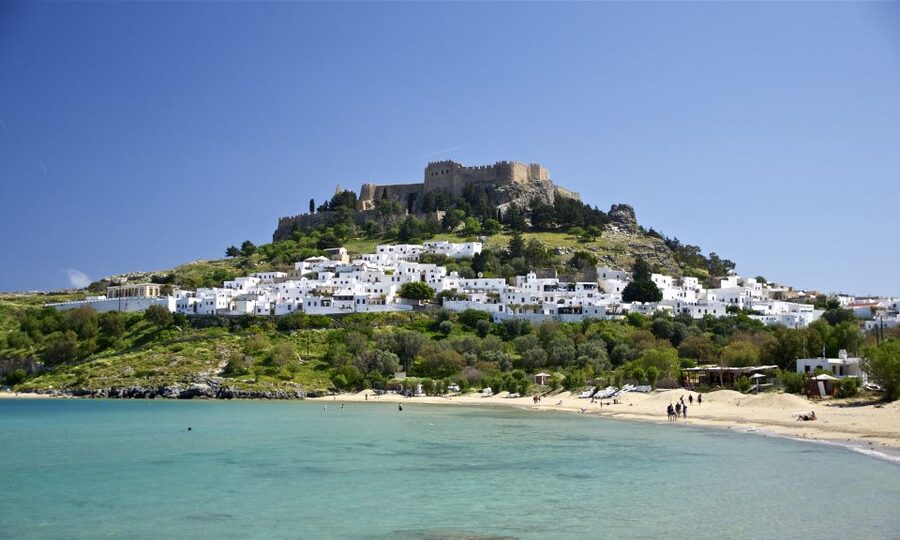 From Rhodes: Lindos Round-Trip Bus Transfer with Free Time - Choosing between St. Paul’s Bay and Lindos Beach