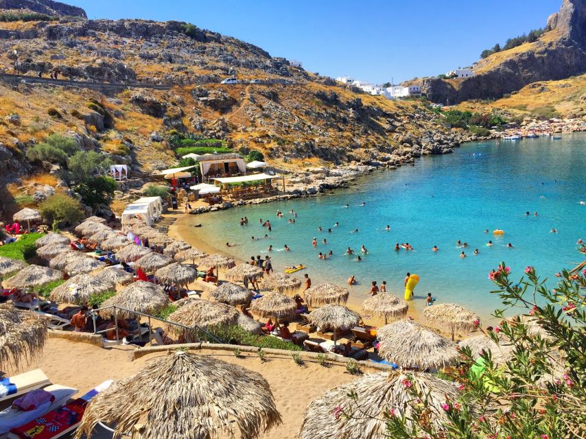 From Rhodes: Lindos Round-Trip Bus Transfer with Free Time - The Amphitheatre Hill photo stop