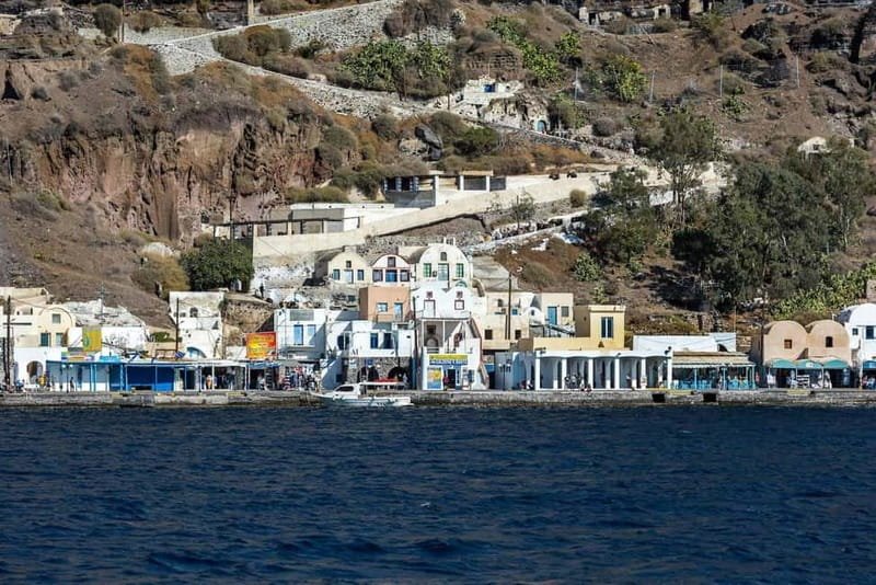 From Santorini: Volcano Cruise With Oia Sunset - Palea Kameni and the sulfur-water swim