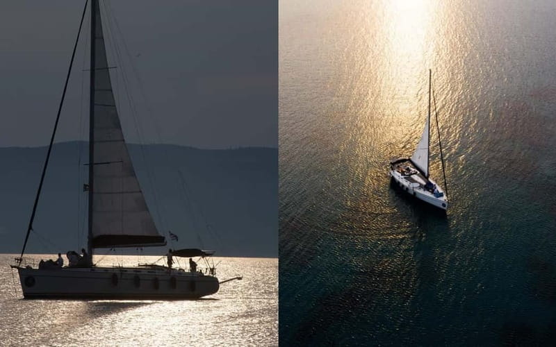From Skiathos Marina: Yacht Sailing Day Trip with Lunch - The return sail and what the full day feels like