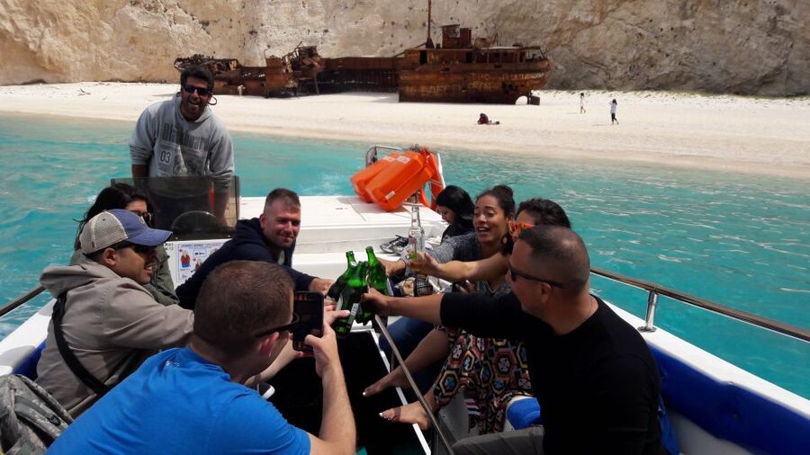 From St.Nikolaos: Boat Cruise to Navagio Beach & Blue Caves - Key points at a glance