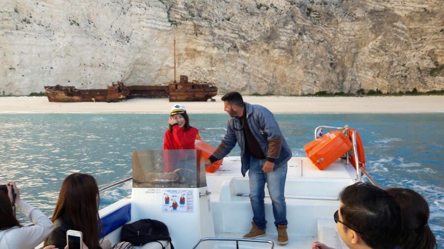 From St.Nikolaos: Boat Cruise to Navagio Beach & Blue Caves - The ride toward Navagio Beach