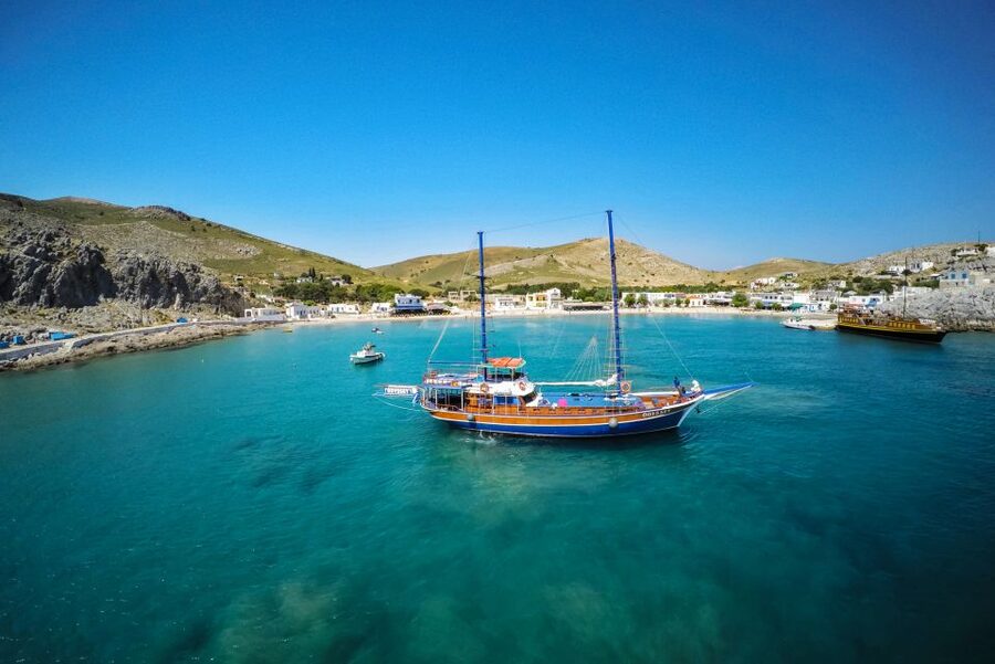 From the Port of Kos: Full Day Boat Cruise to 3 Islands - The ride back to Kos