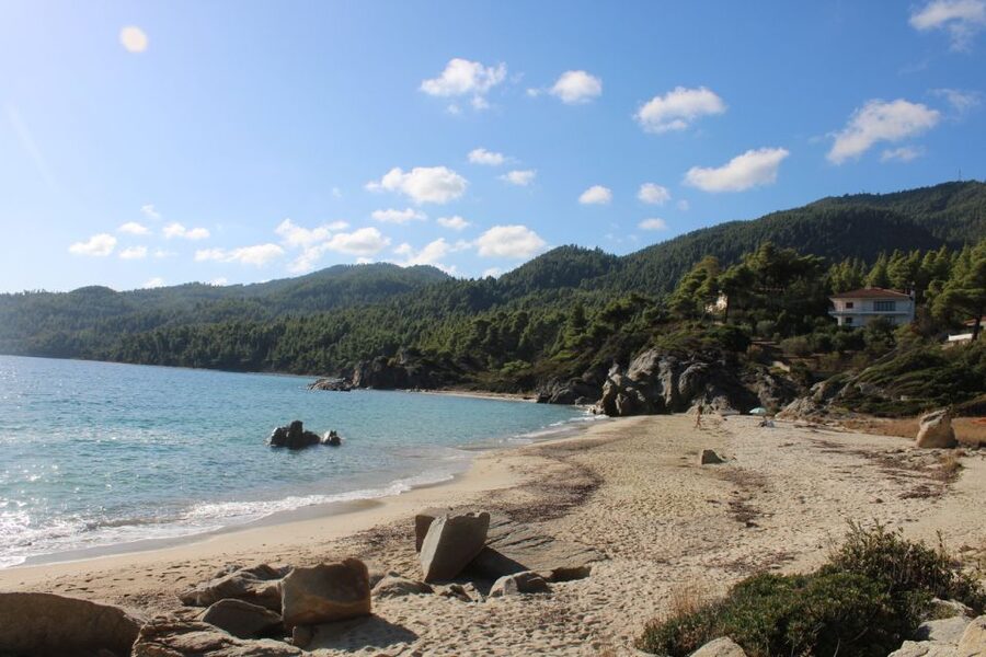 From Thessaloniki: Sithonia Beaches and Scenic Villages Tour - Kalamitsi gives you another 45 minutes by the sea