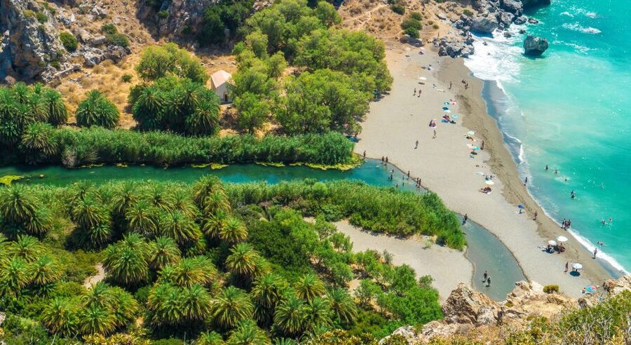 Georgioupolis: Preveli Palm Beach Day Trip by Bus and Boat - Kourtaliotiko Gorge and Cliffside Churches